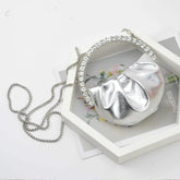 Megan Top Handle Crystal Rhinestone Bag - Label Frenesi Fashion